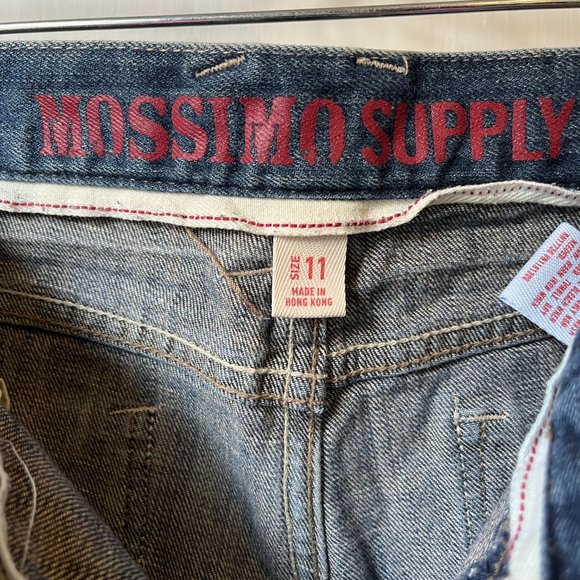 Mossimo Distressed Blue Jeans Size 11 - Picture 3 of 5